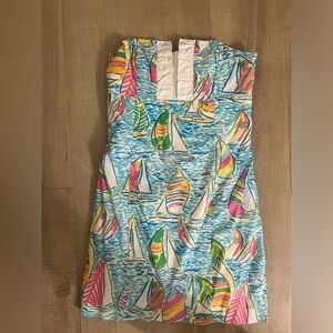 Lilly Pulitzer “You Gotta Regatta” Strapless Dress